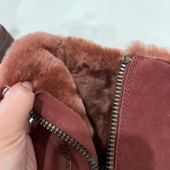 NEW Cougar Broom Suede Genuine Lambswool Waterproof Winter Boot - Picture 7 of 9